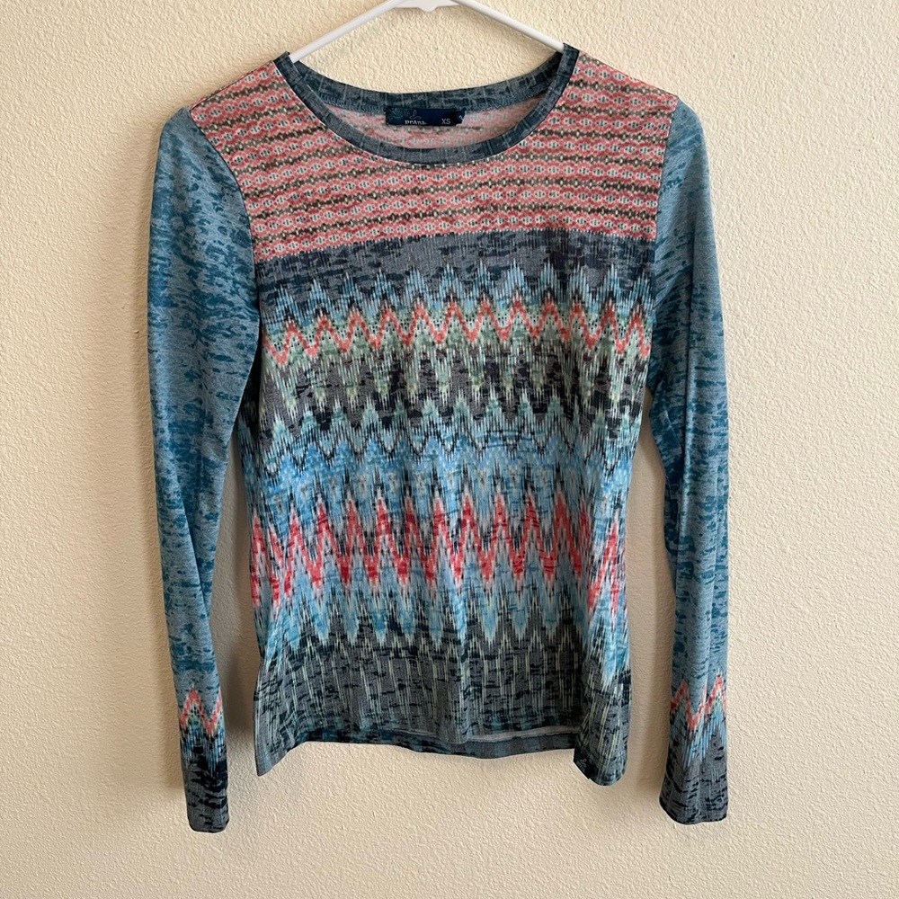 Prana women’s Lottie long sleeve tee, size Small